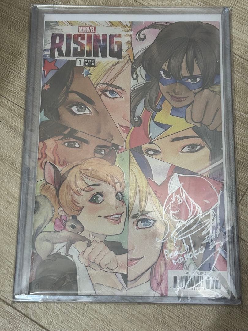 Marvel RISING アメコミリーフ　桃桃子先生直筆サイン、リマーク入り 2026年最新】桃桃子 サインの人気アイテム - メルカリ