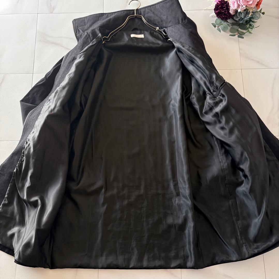 NO.7-131 mfpen ロングコート　黒　S アウター