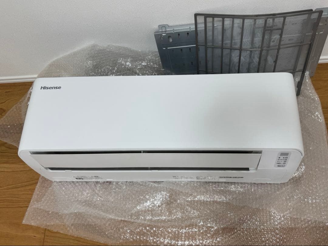 Hisense エアコン 8畳　2021年製　リモコン室外機セット　現状渡し ハイセンス（HISENSE） エアコン 8畳 工事費込 単相100V 2024年