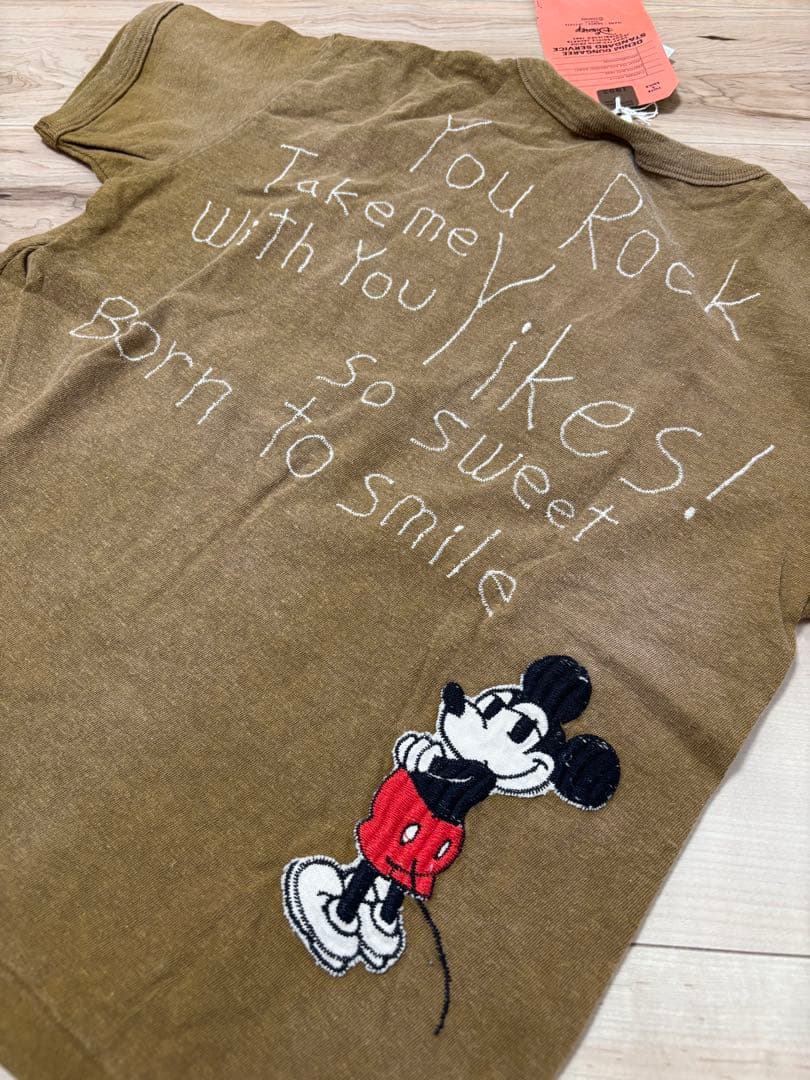 DENIMDUNGAREE×ディズニー Mickeyラクガキ刺繍used加工T 98034452.jpg