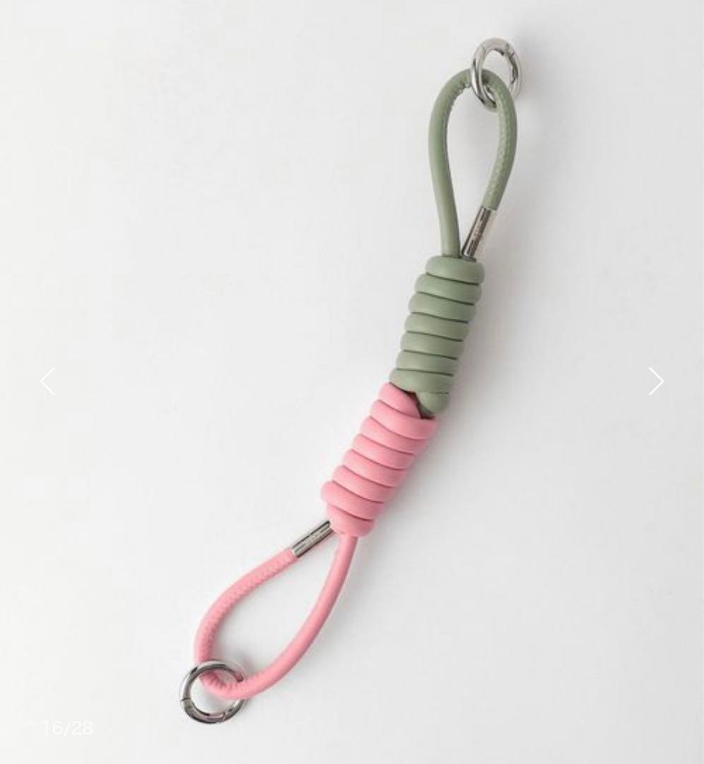 ajew Coil strap コイルストラップ uguisu×pink - メルカリ