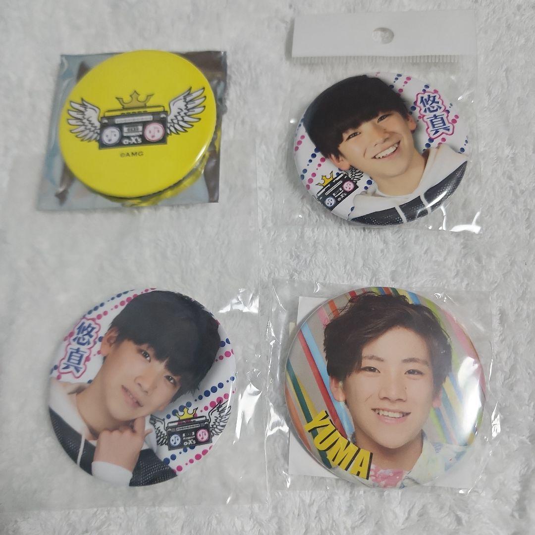 α-X's &TEAM 悠真 YUMA 缶バッジセット - メルカリ