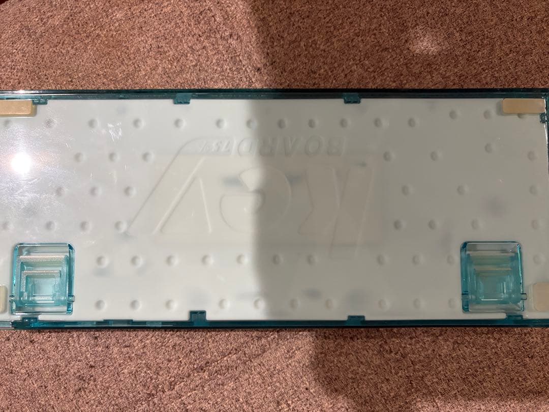 KCY クリア US配列キーボード 本体 Key board75% - メルカリ
