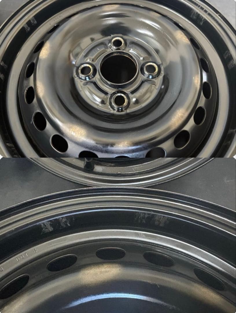 ホンダ純正スチールホイール　14インチ 4.5J 4H PCD100