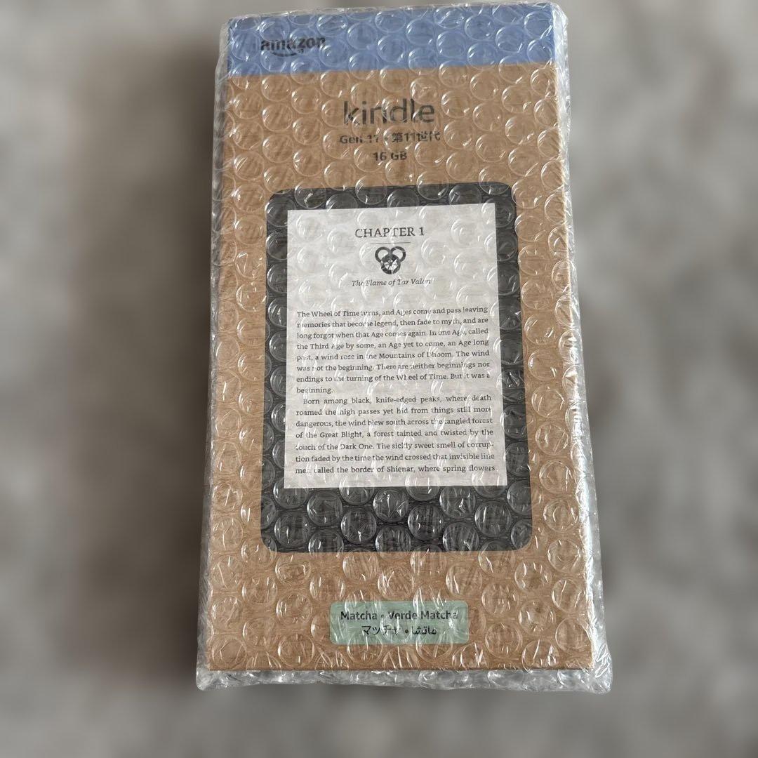 新品未開封品 Amazon Kindle 第11世代 16GB マッチャ Amazon Kindle 2024 (11th gen) 16GB Matcha Green Without Ads No Ads
