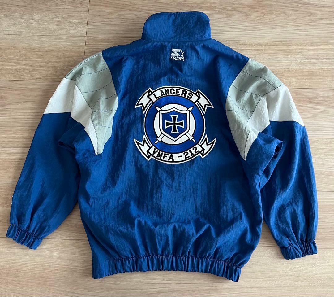 USMC STARTER アメリカ海軍 VMFA-212 ナイロン プルオーバー - メルカリ