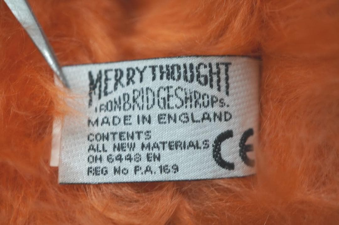 M2512-20】メリーソート テディベア 40/50 チーキー オレンジ