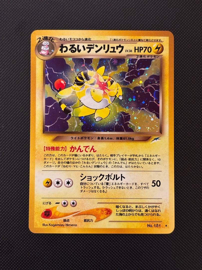 旧裏 完美品 わるいデンリュウ わるいハッサム わるいダグトリオ PSA