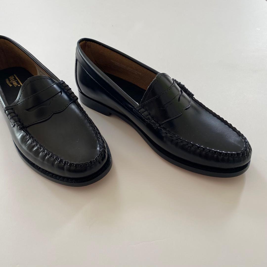 ほぼ未使用 G.H.BASS ローファー weejuns ブラック us6