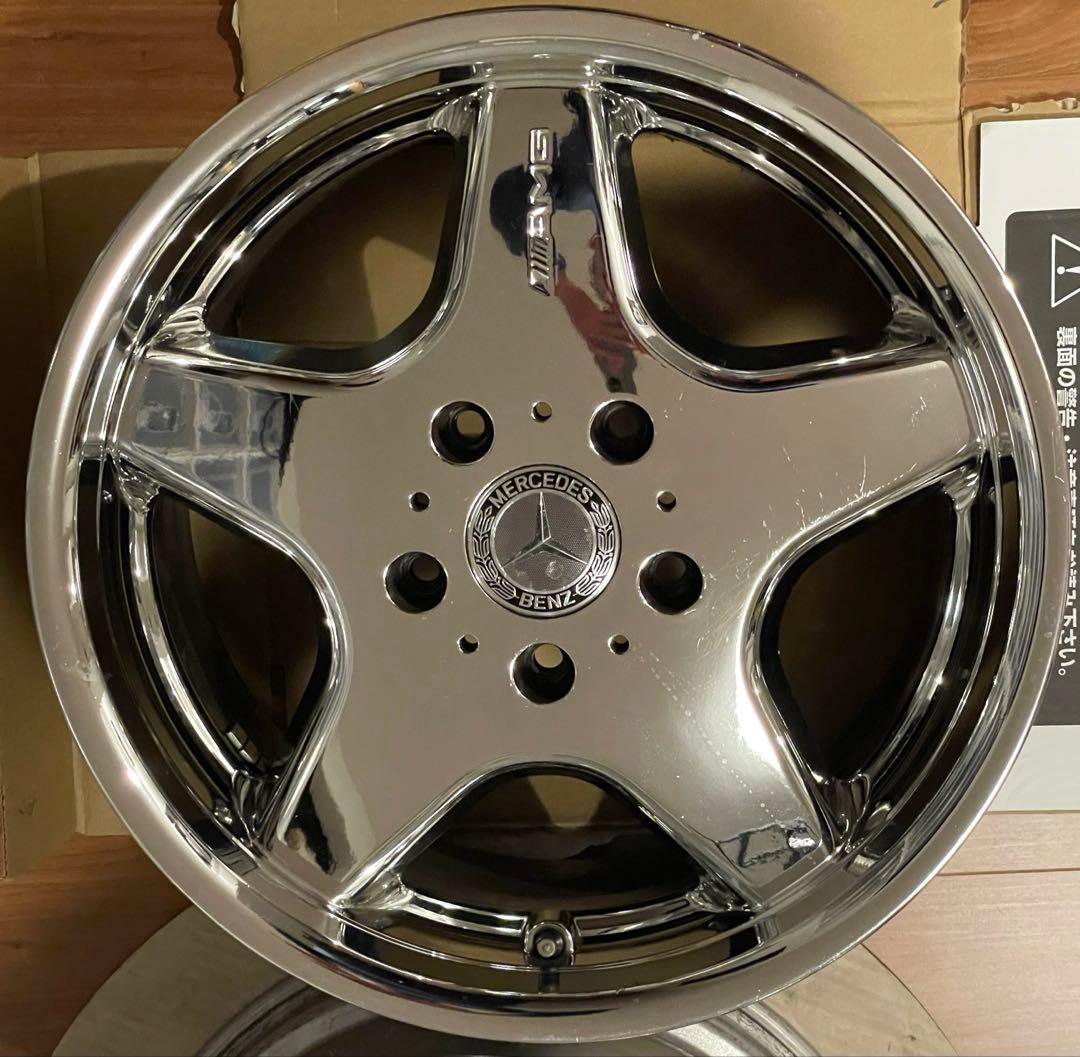 Gクラス純正ホイール　クローム加工品 AMG 4本　8.5Jx18+48