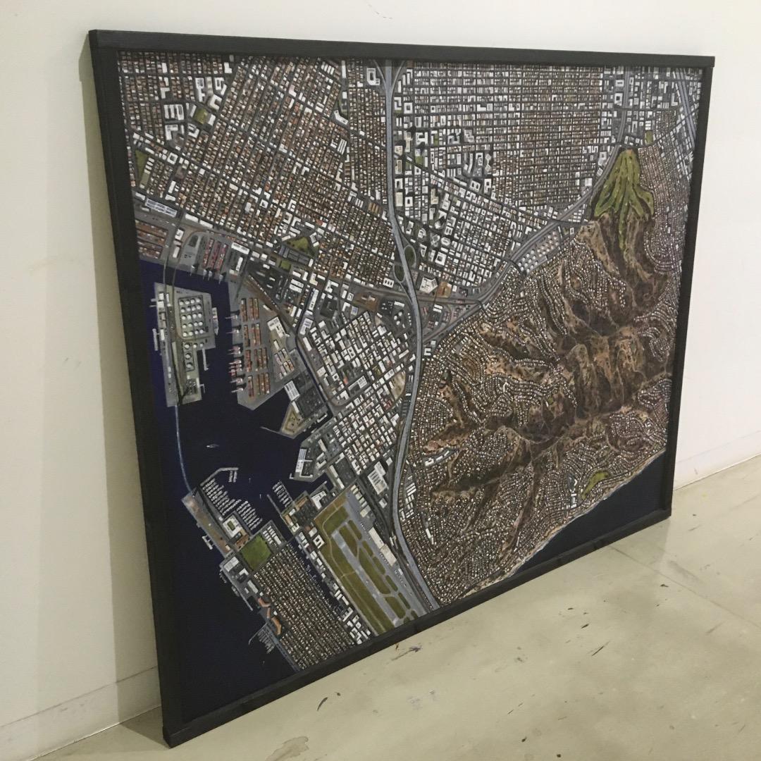 オリジナル絵画作品《Satellite Imagery No. 7》