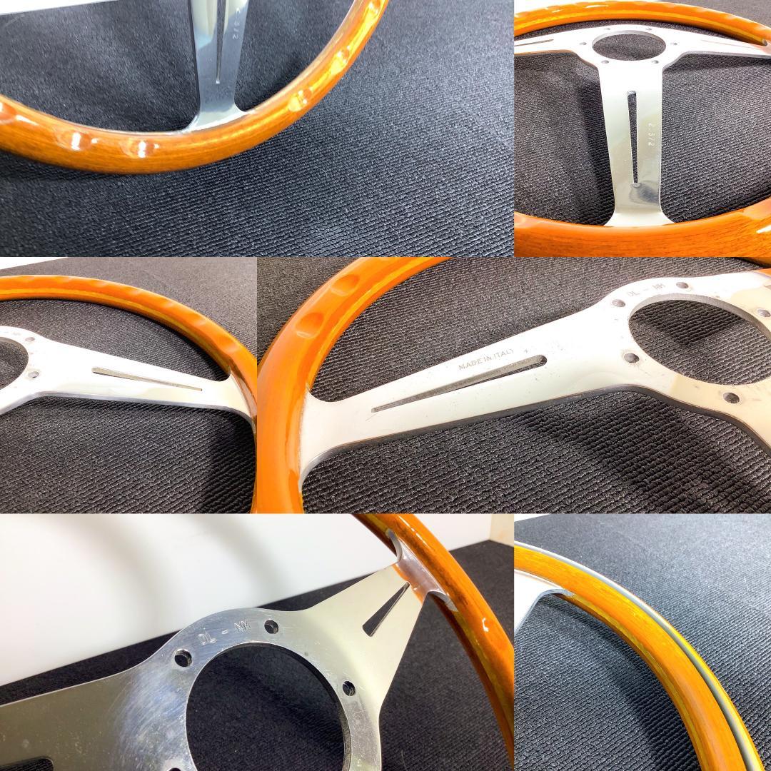 ナルディ クラシック ウッドステアリング 36.5φ 純正ホーンボタン ネジ付