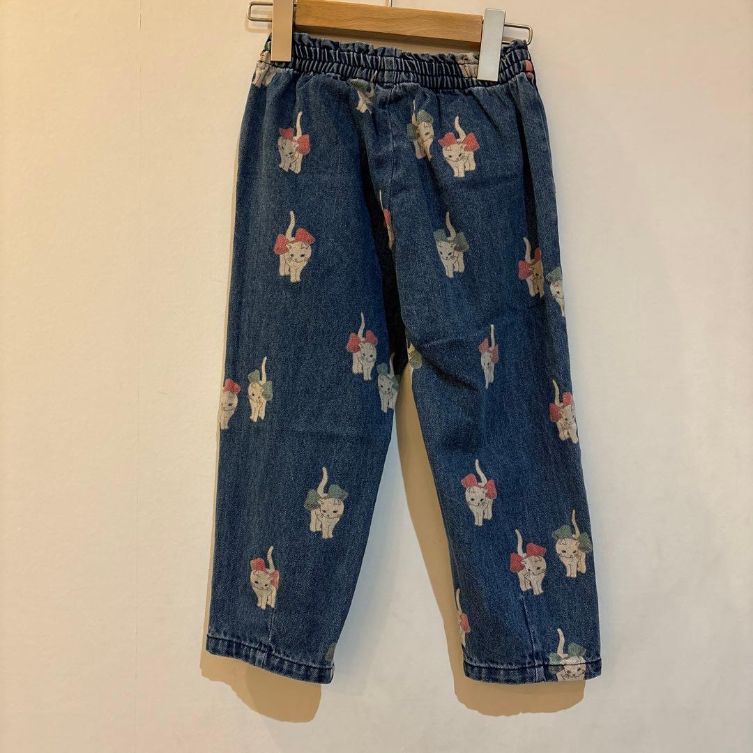 専用コンゲススロイド　猫ちゃんデニム　4yサイズのみ　新品未使用 ゴロにゃんオリジナル 猫服 ワンタッチコーデシリーズ 幼稚園気分 M