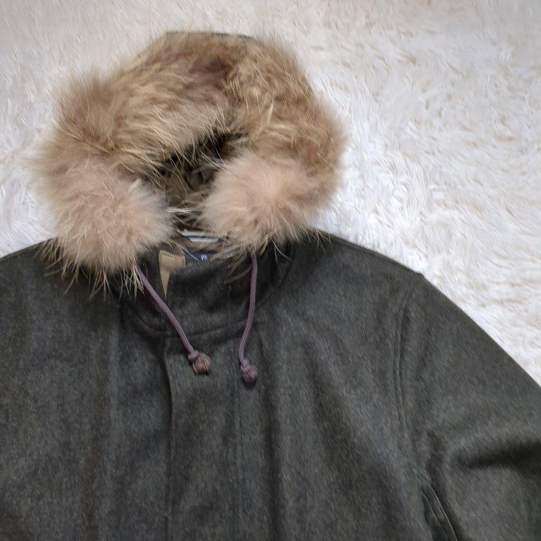 ポールスミス paul smith カシミア モッズコート M モスグリーン