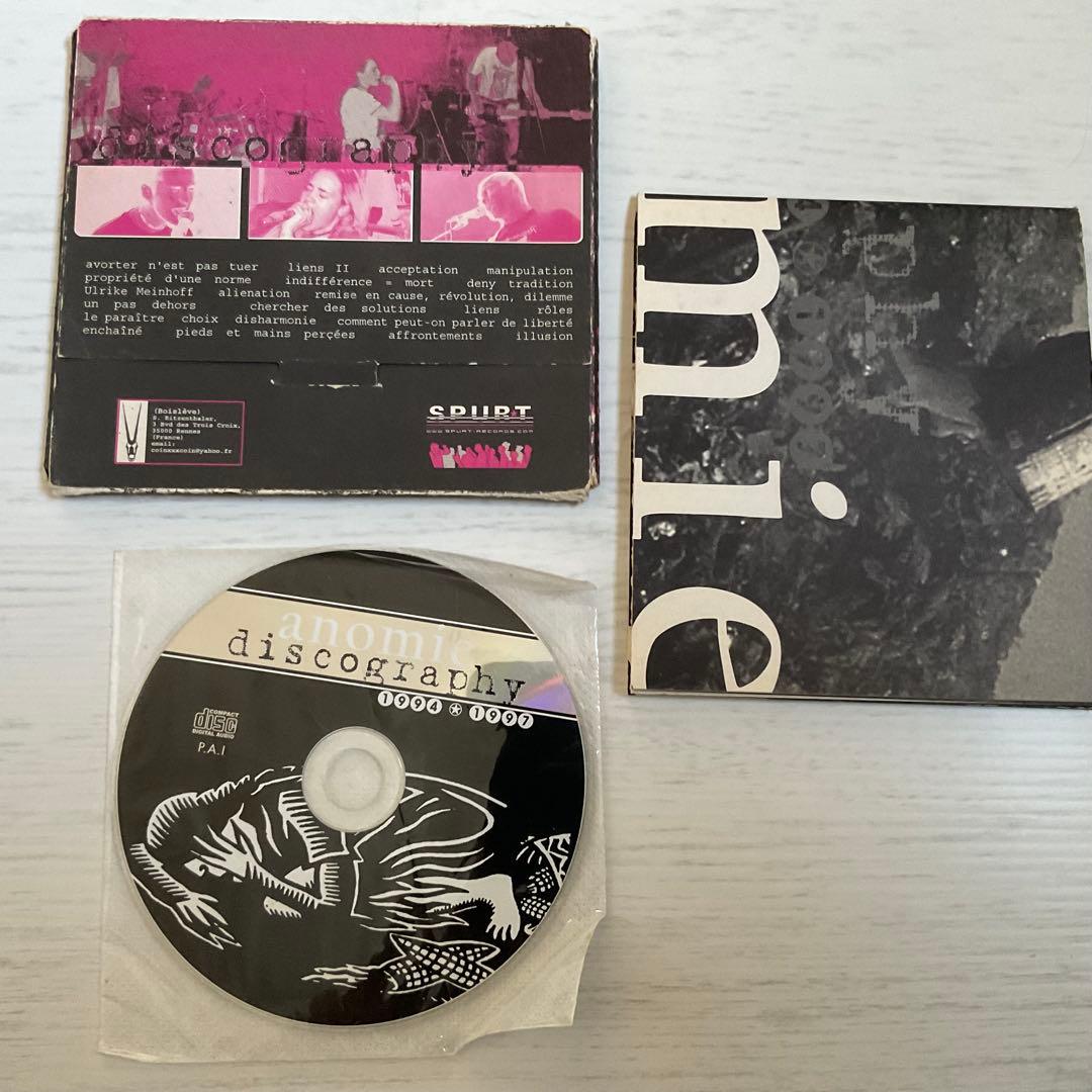 【廃盤・希少】ANOMIE / Discography 1994-1997 激情