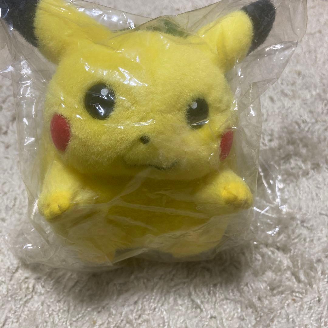 未開封タグ付き初期 ピカチュウ ぬいぐるみ TOMY トミー