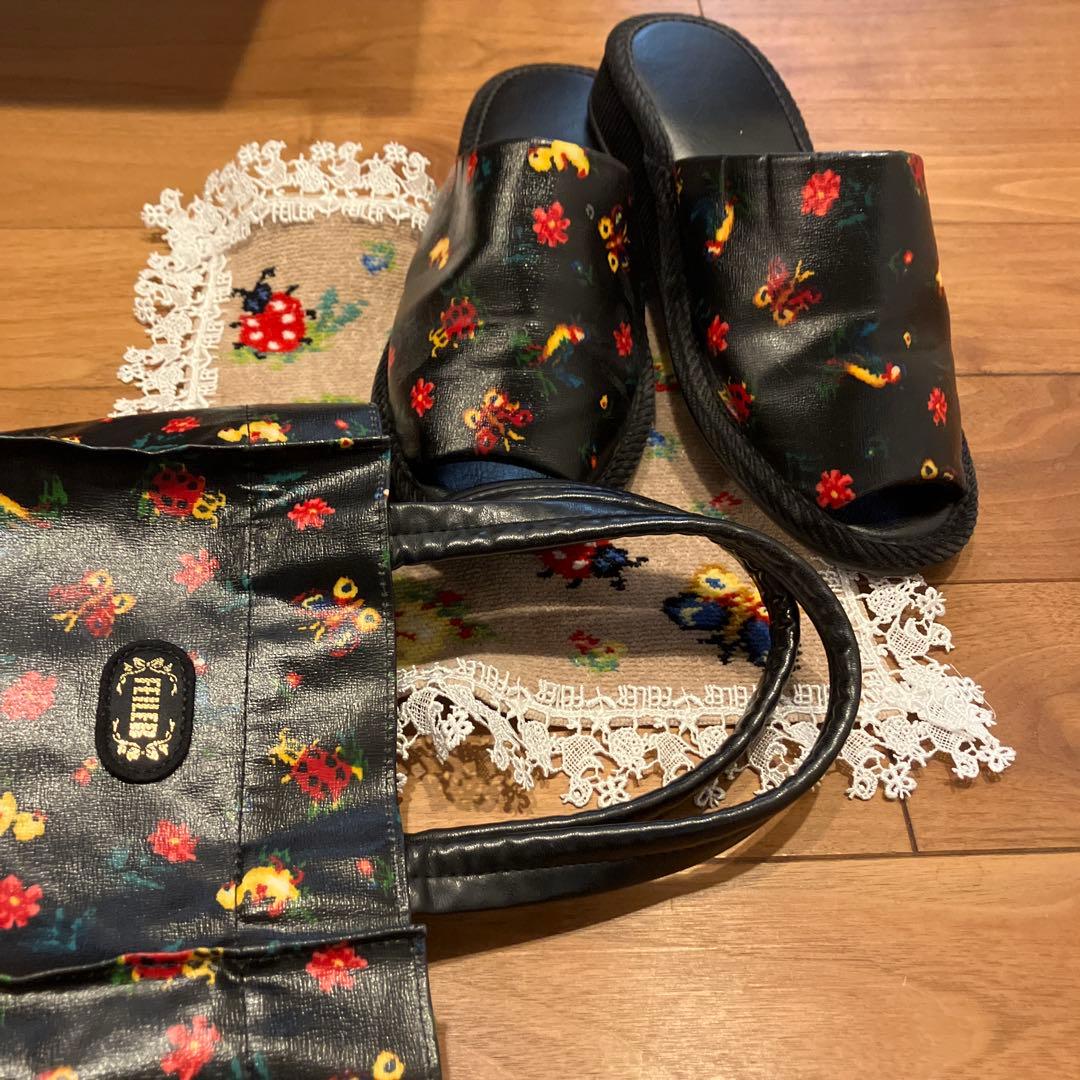 フェイラー ハイジ スリッパと収納袋 FEILER - メルカリ