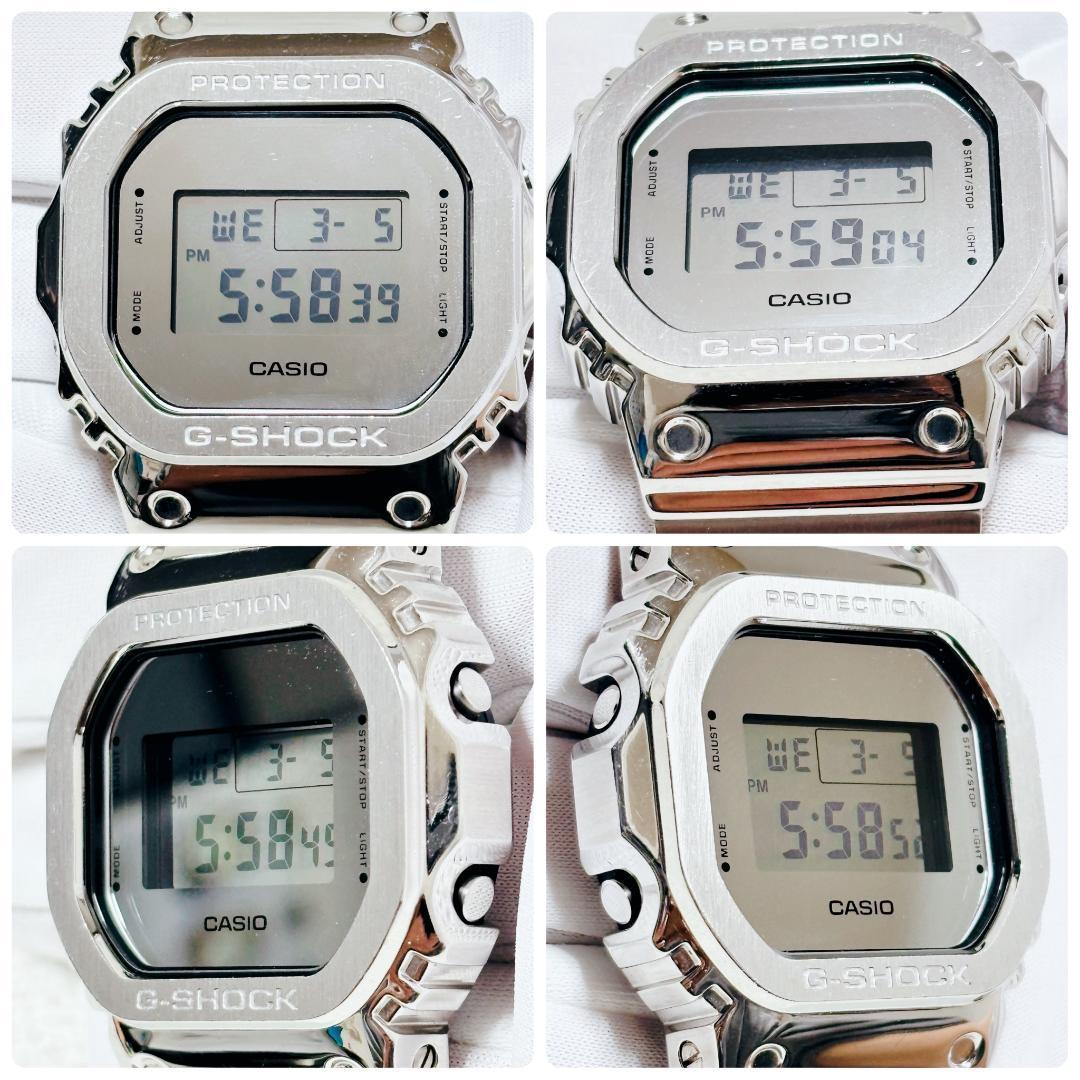 G-SHOCK DW-5600 カスタム フルメタル シルバー - メルカリ