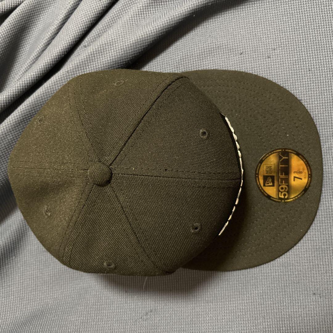 シュプリーム ニューエラ ホワイトソックス ブラック キャップ 7 3/8