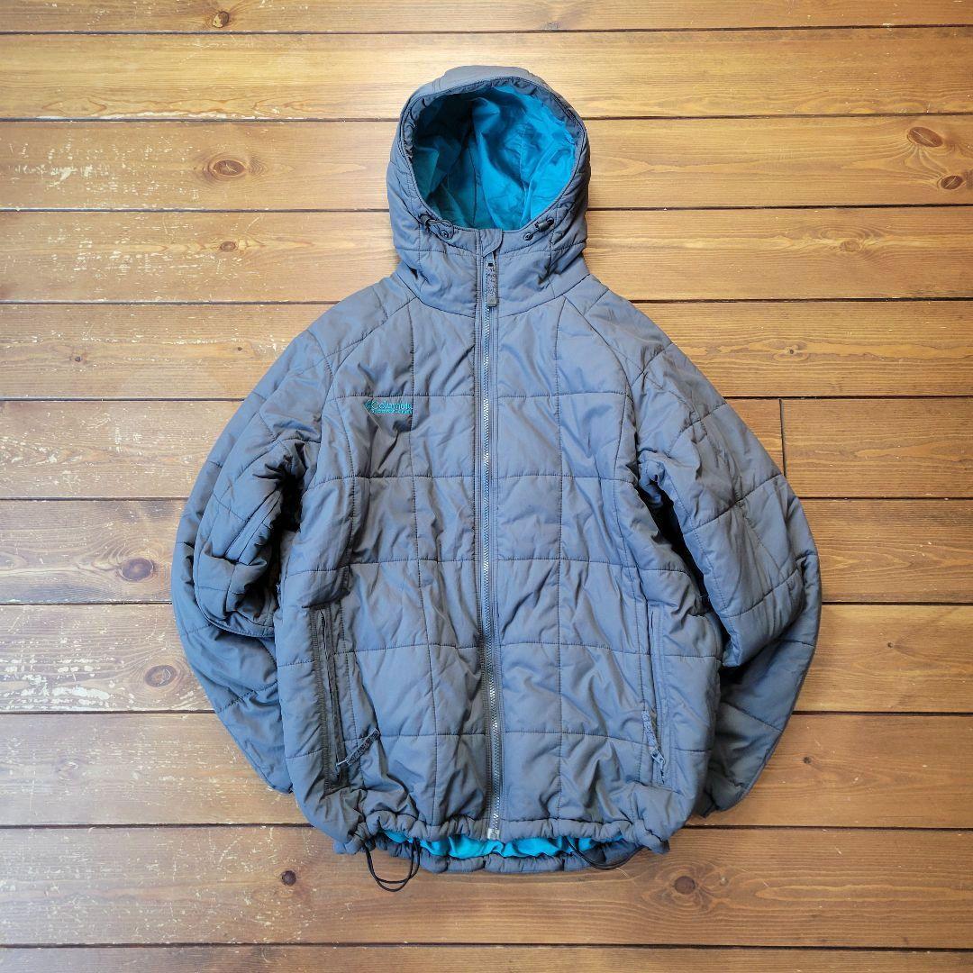 今季大注目】90s コロンビア キルティング ダウンパーカ アッシュ