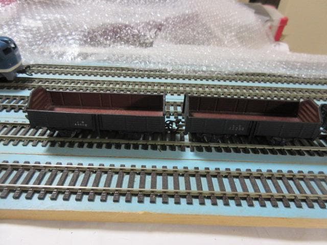 鉄道模型（HOゲージ） ミニ 無蓋貨車列車セット （金属製・カツミ