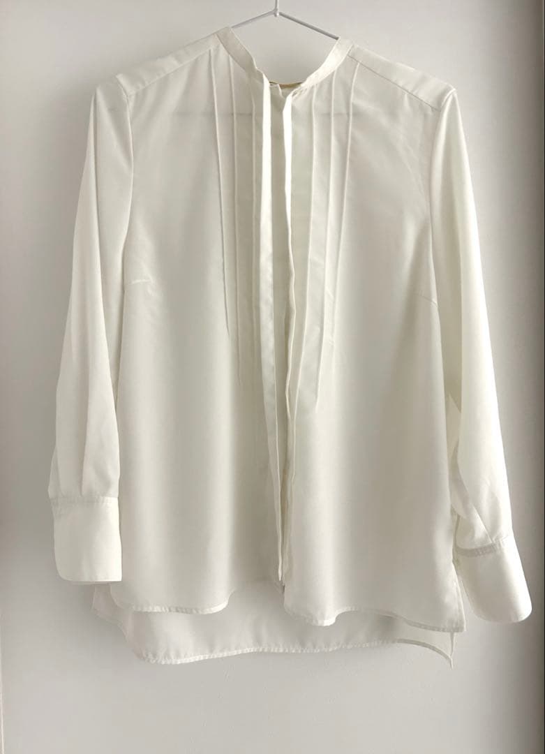 美品 ボールジィ クリアデシン ボウタイブラウス シャツ ホワイト 人気