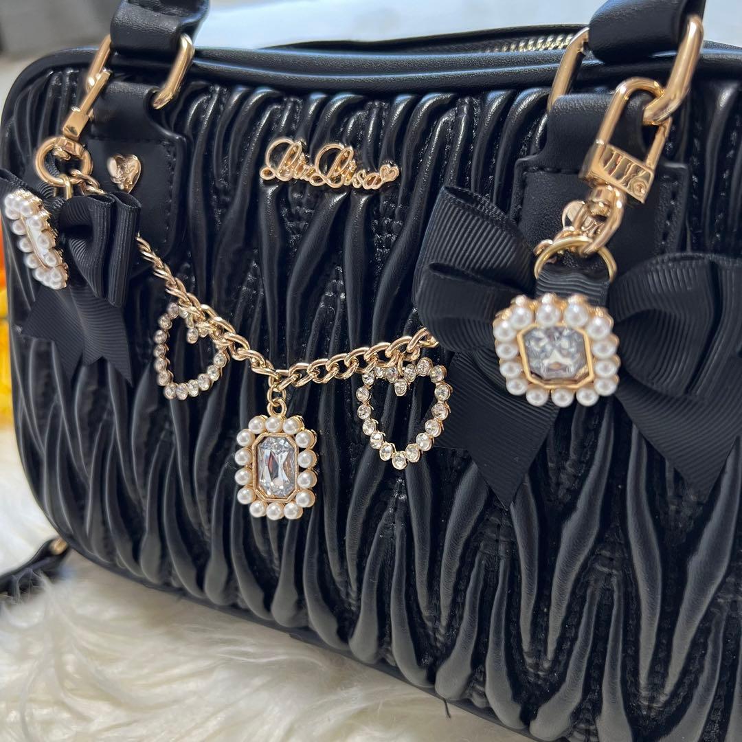 ✨️極美品✨️LIZLISA リズリサ キルティングリボンチャーム