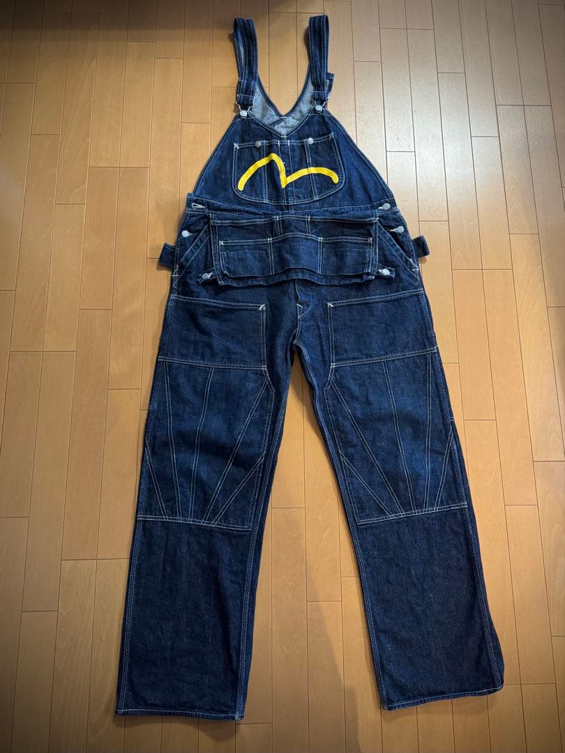 エヴィスEVISU オーバーオール 大黒ペイント