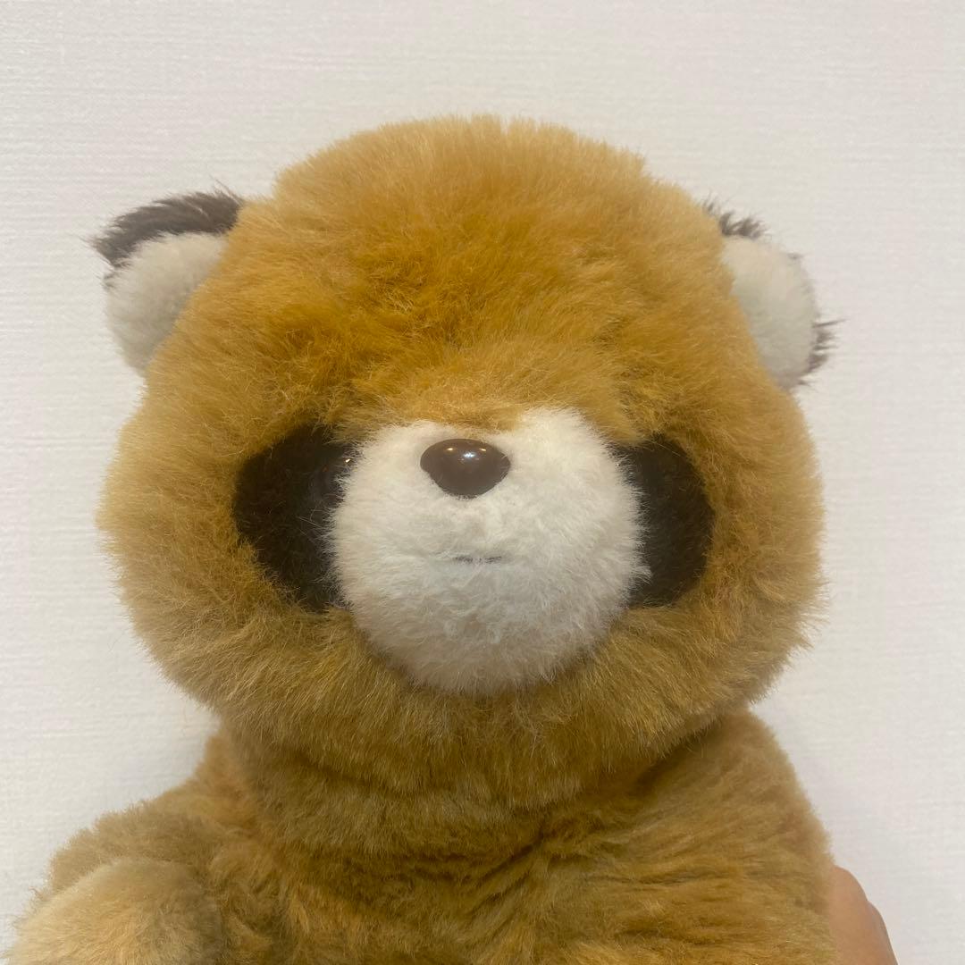 ぬいぐるみの三英　たぬき　ぬいぐるみ　昭和レトロ ぬいぐるみの三英 たぬき ぬいぐるみ 昭和レトロ - メルカリ