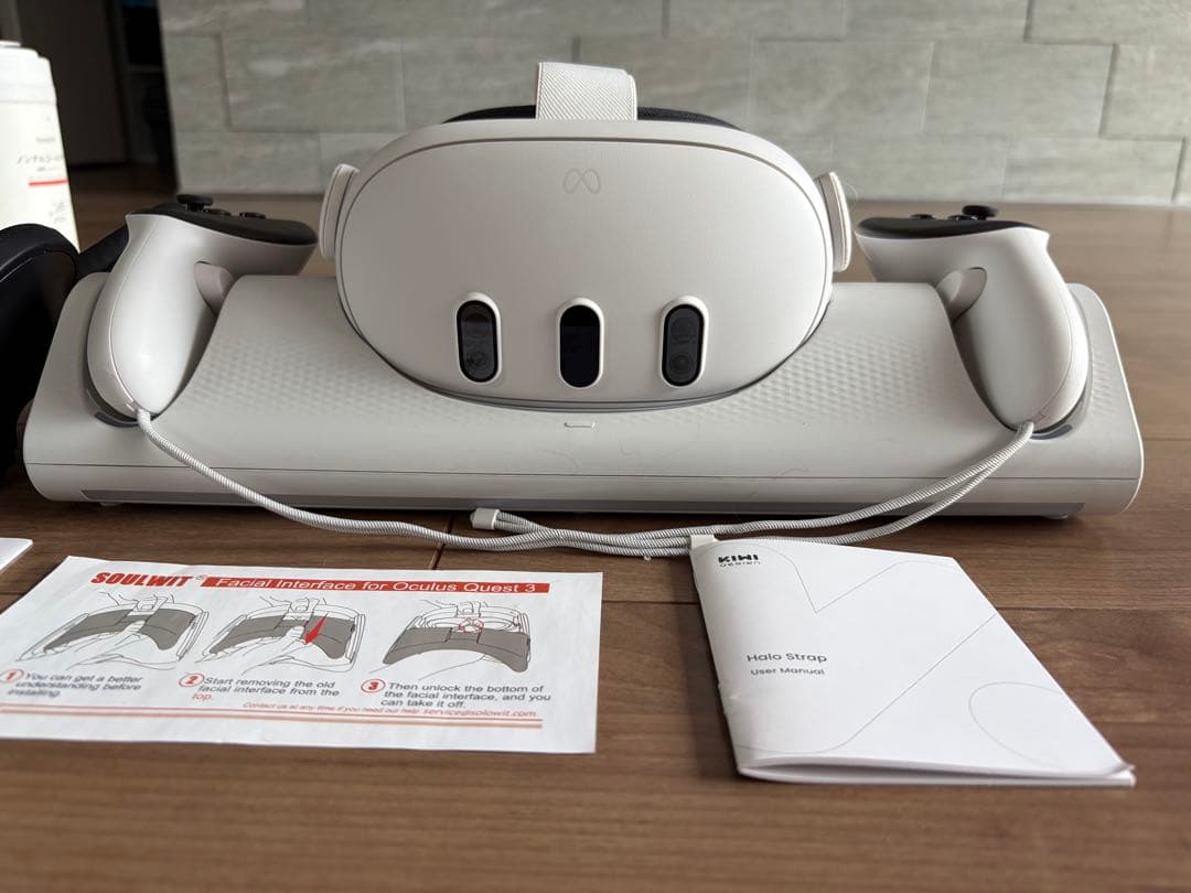  quest 3 512GB 箱無し 未使用周辺機器有り。 meta quest 3 512GB 箱無し 未使用周辺機器有り。の通販はau PAY