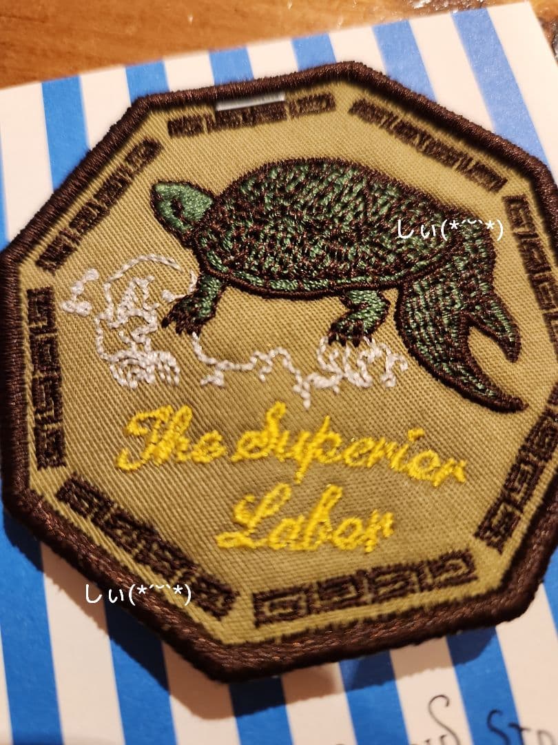 TSL 倉敷 シュペリオールレイバーワッペン 亀 コンチョ トラベラーズ