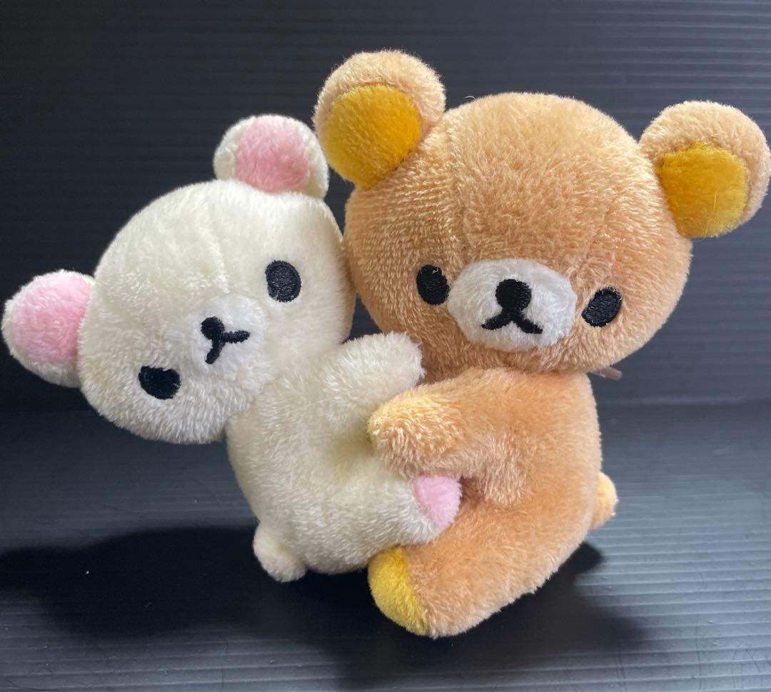 リラックマ　ぬいぐるみ　希少　激レア　レトロ　ミニマスコット リラックマたちを立てて飾れるぬいぐるみが新登場！その他、ぬいぐるみ