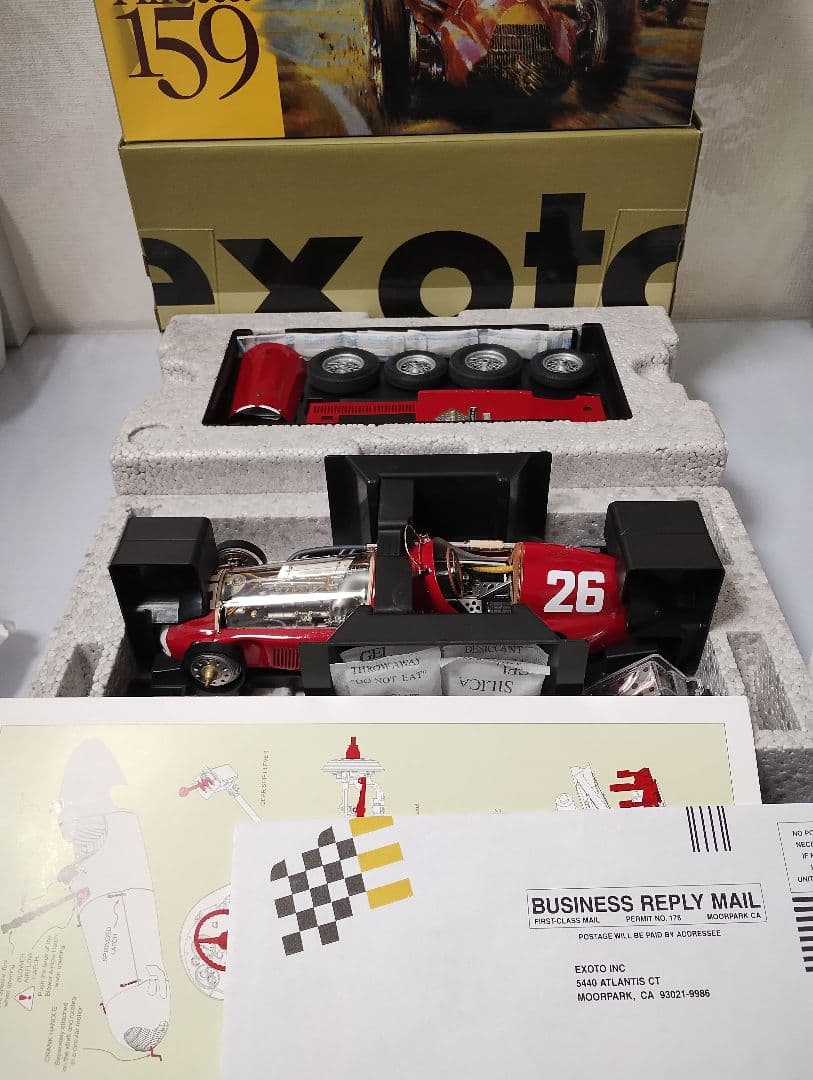 自動車 Exoto XS Alfa Romeo 159 #26 1/18 Exoto XS | 1:18 | 1951 Alfa Romeo 159 M F1 | Juan Manuel Fangio