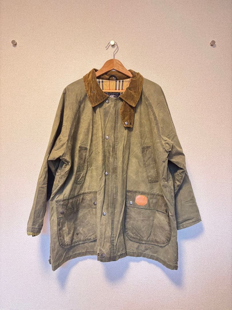 Burberrys 英国製 オイルドジャケット ヴィンテージ ノバチェック