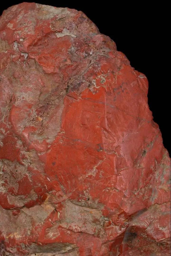 佐渡 赤玉石 赤石 碧玉 台座付 1.4kg 水石 鑑賞石 天然石 盆石 飾石