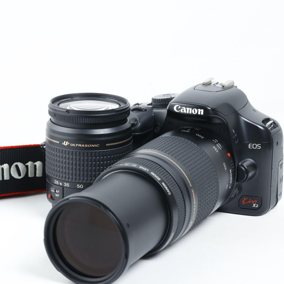 スマホ転送☆彡Canon EOS kiss x2☆ダブルレンズ☆初心者 - メルカリ