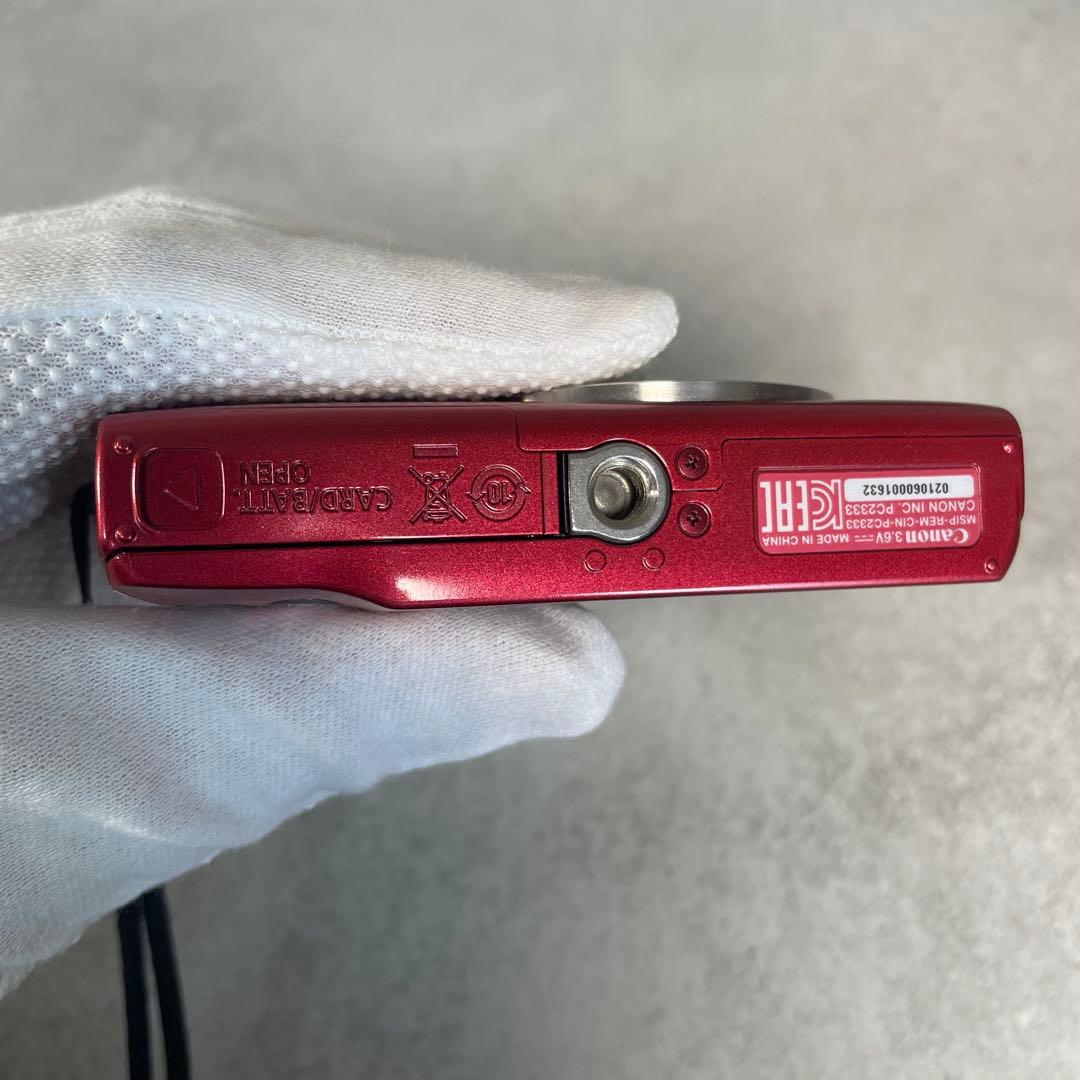 ✨極美品✨ Canon IXY 200 レッド オールド コンデジ 充電器セット