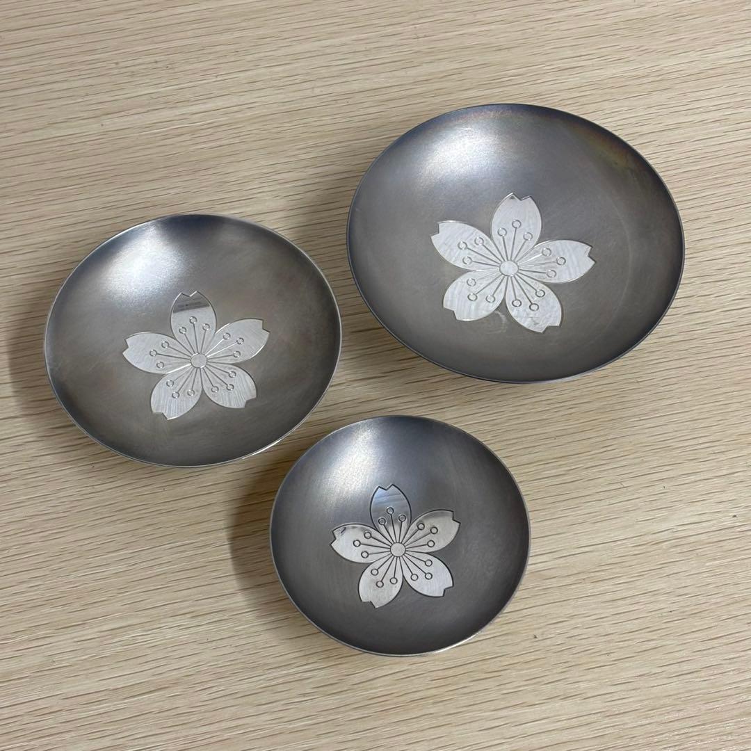 銀杯 3杯セット 約210g 純銀製 大中小 SILVER シルバー