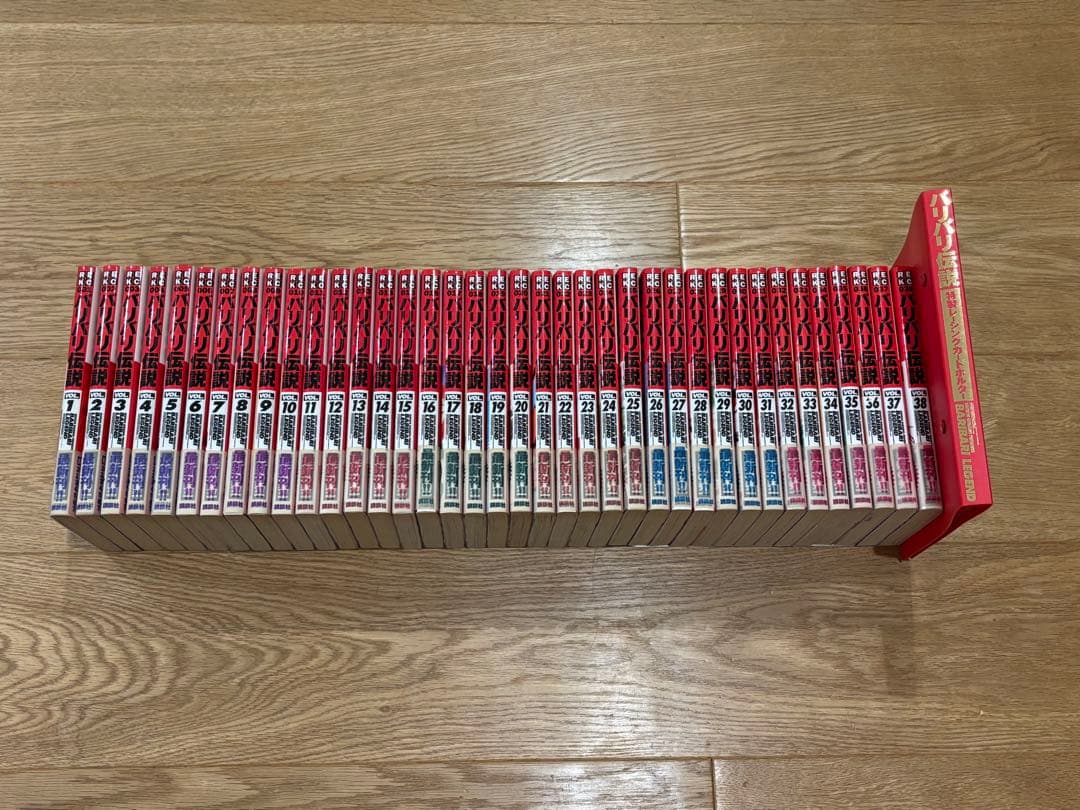 がちがち　バリバリ伝説 新装版1〜38巻＋レーシングカード＋カードホルダー Yahoo!オークション -「バリバリ伝説 カード」の落札相場・落札価格