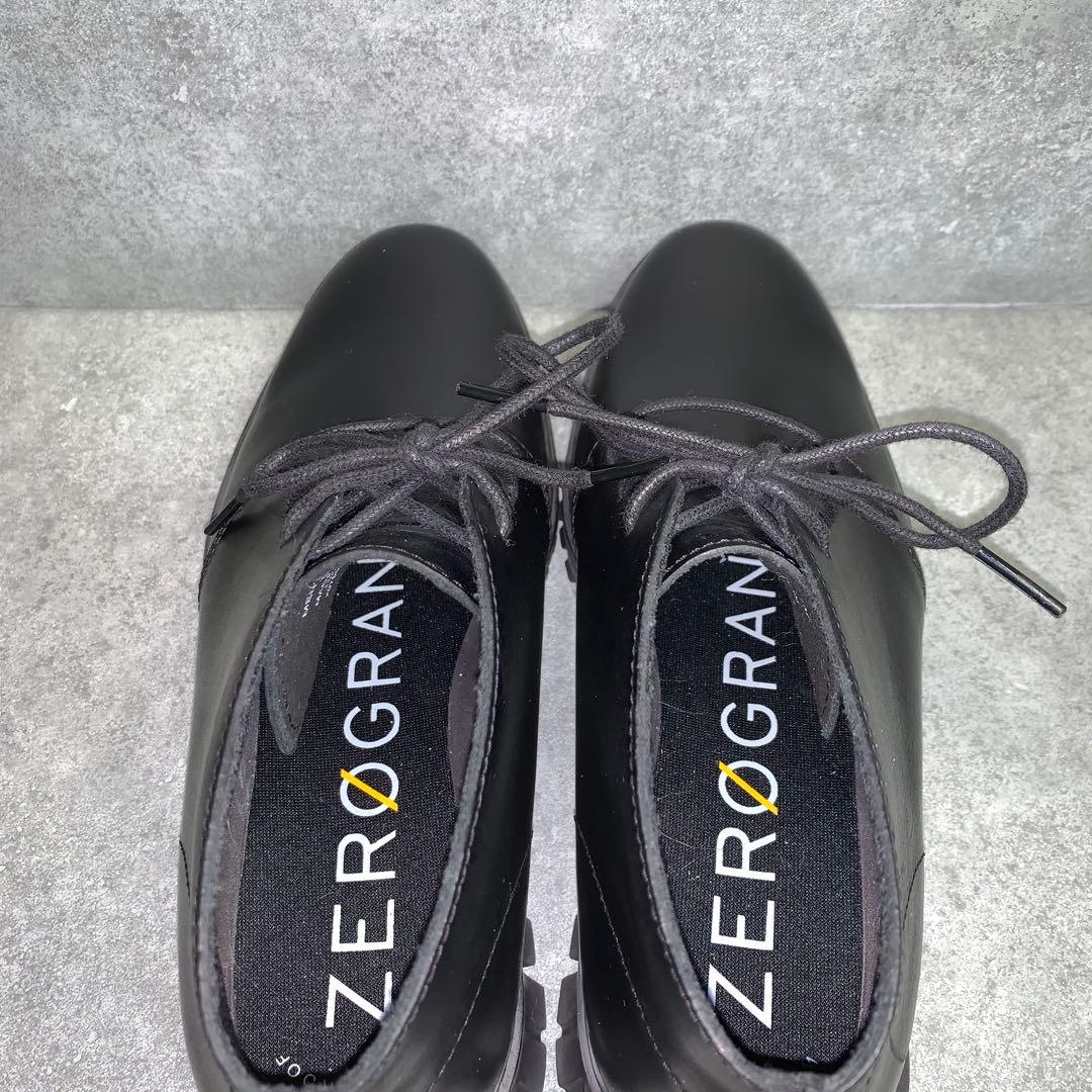 【極美品】コール ハーン ゼログランド チャッカブーツ レザー 24.5cm