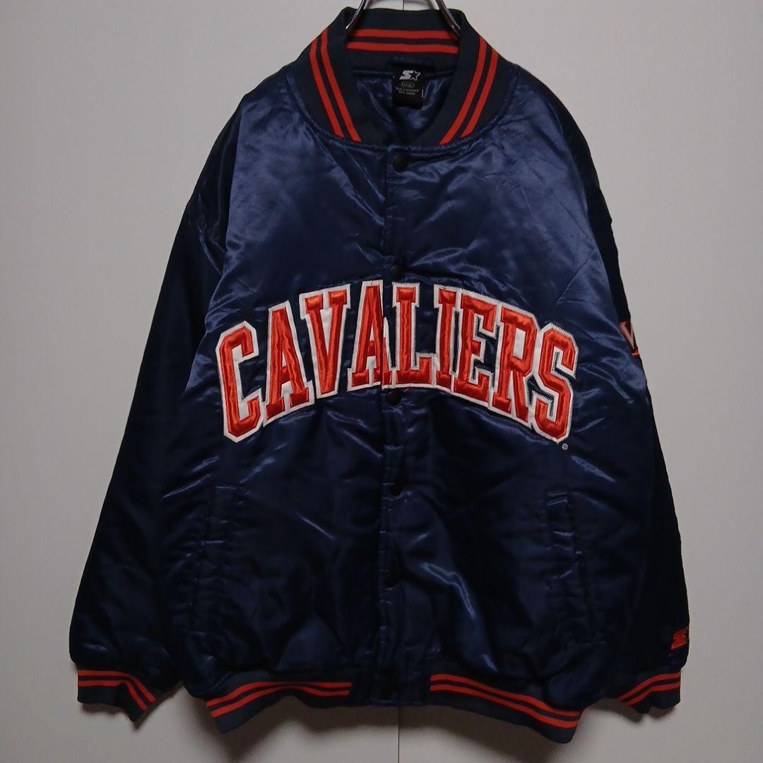 スターター ナイロンジャケット 紺　ネイビー　NBA C240 中古・古着通販】STARTER (スターター) NBA 中綿ナイロンジャケット