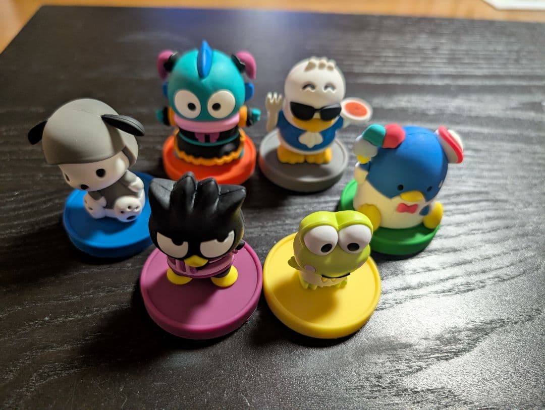 ナポリの男たち×サンリオはぴだんぶい ラバーマスコット6個セット