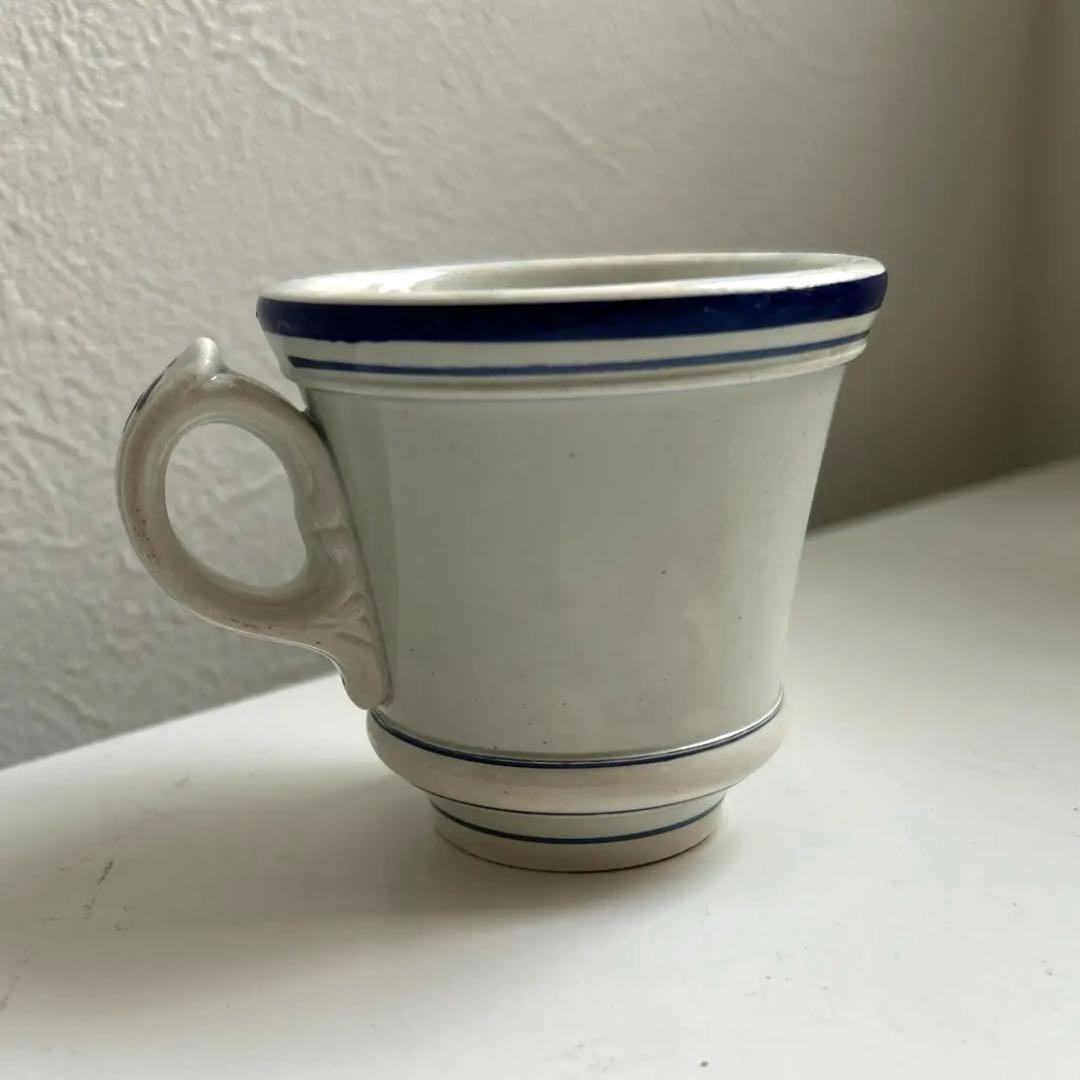 クレイユモントロー　19世紀のブリュロ　ブリュロカップ　フランスアンティーク gallery yaichi/antique/tableware/クレイユ&モントロー ブリュロ