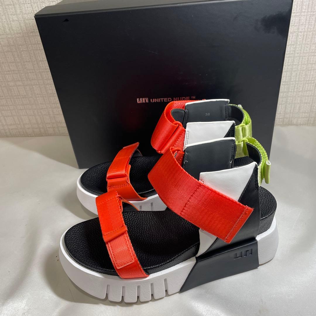 ユナイテッドヌード　delta run【３８】ALPINE【美品】 UNITED NUDE（ユナイテッドヌード） スポーツサンダル Delta Run