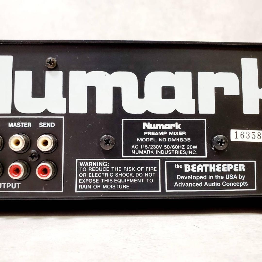 現状品・通電確認済】Numark DM1635 高性能 4ch DJミキサー - メルカリ