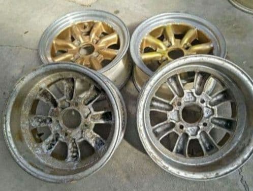 長*央様 【当時物】激レア！ワタナベ 14インチ 6.5J 114.3 4穴 B