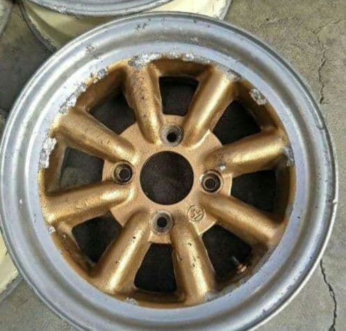 長*央様 【当時物】激レア！ワタナベ 14インチ 6.5J 114.3 4穴 B