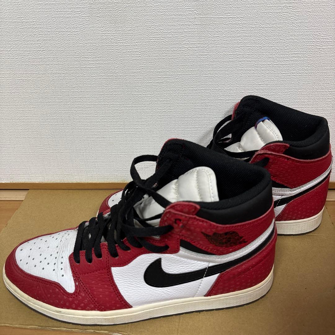 スパイダーマン × ナイキ エアジョーダン1 オリジンストーリー 国内12月14日発売予定】スパイダーマン × ナイキ エア ジョーダン 1