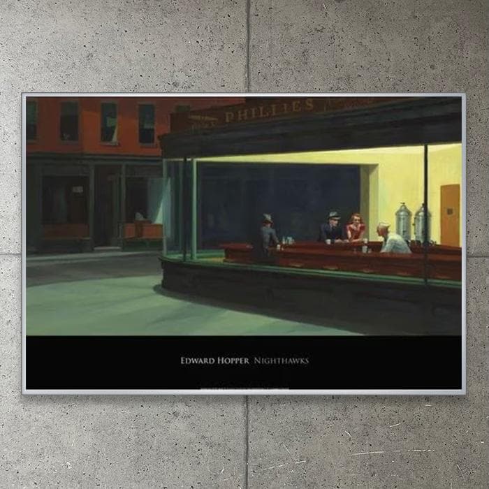 限定30％OFF!!/額装品/ナイトホークス/エドワード・ホッパー/ポスター Amazon.co.jp: ポスター エドワード ホッパー ナイトホークス