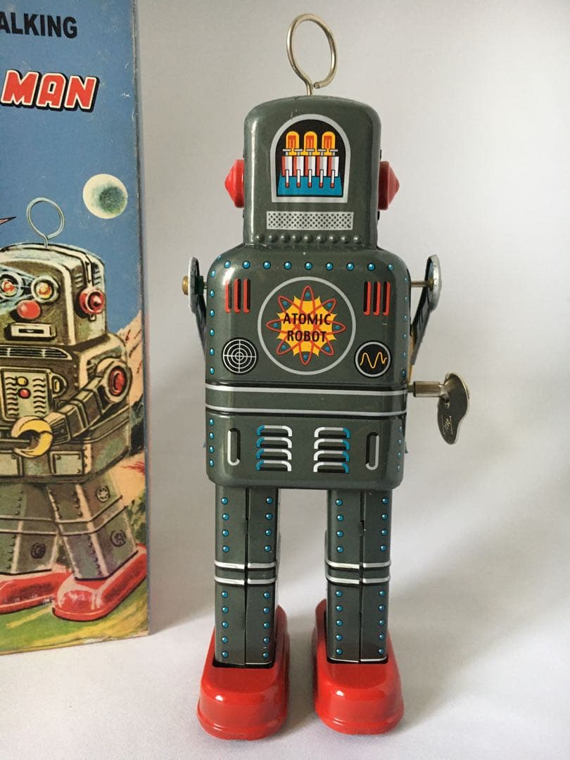 ブリキロボット MECHANICAL WALKING SPACE MAN 復刻 - メルカリ
